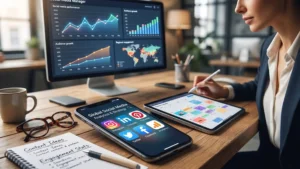 freelance digital marketing analyst and social media manager
